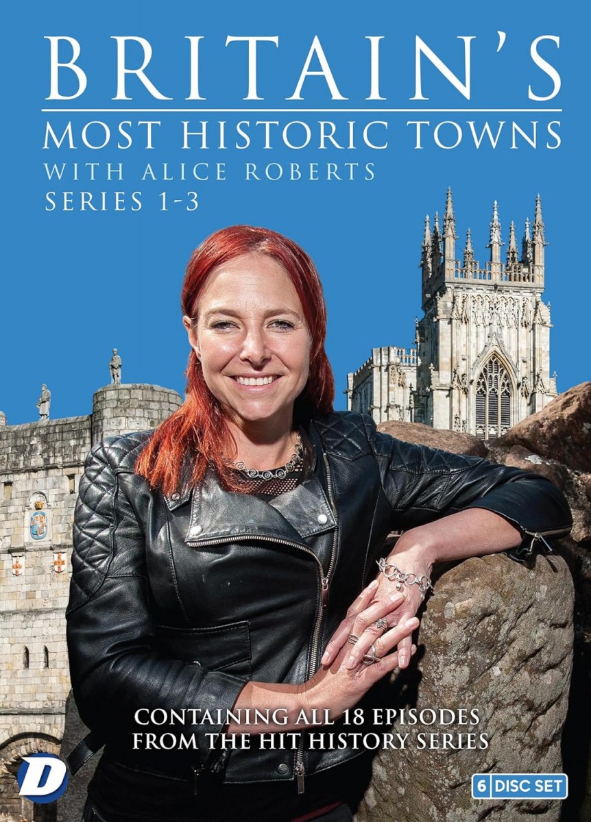 Britains Most Historic Towns With Alice Roberts Series 1 to 3 [DVD