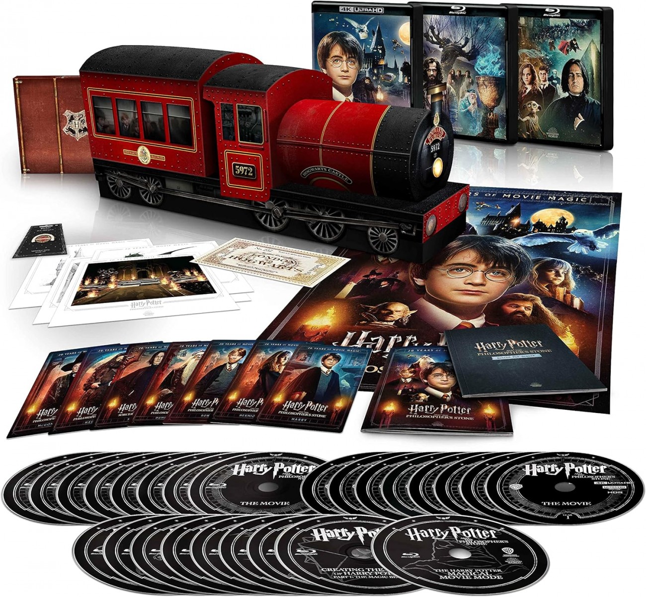 Harry Potter Complete Collection (8 Film) Limited Edition Hogwarts