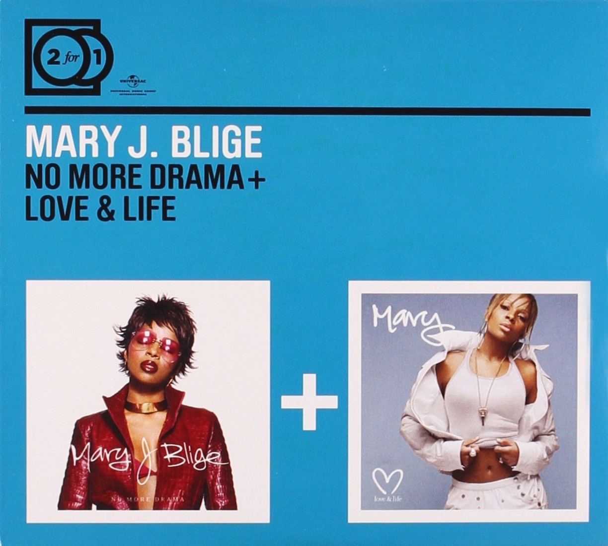 Mary J. Blige - 2 For 1: No More Drama / Love & Life CD - 06007 5318691