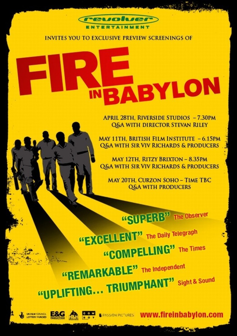 Fire in Babylon [DVD] Echo's Record Bar Online Store
